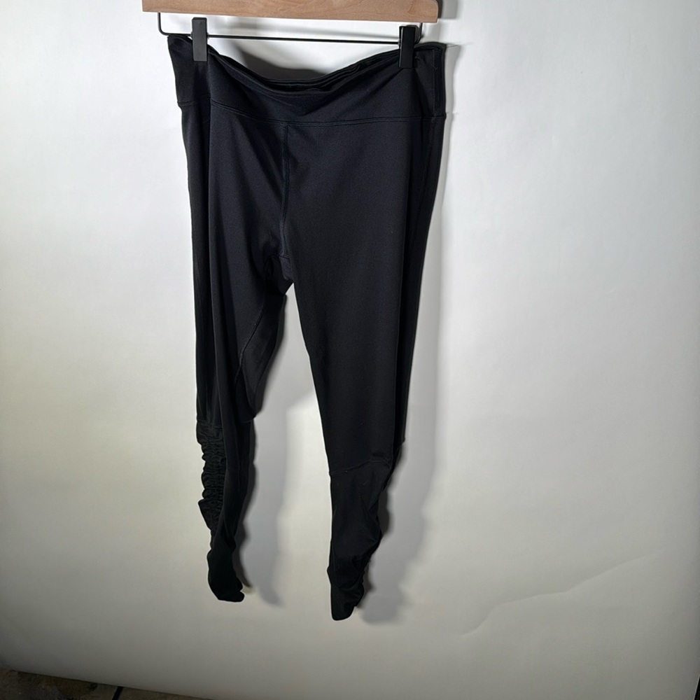 Black pink large leggings